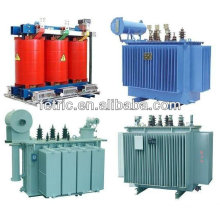 Three phase 0.4kv/11kv/20kv/33kv65kv/220kv 25kva-650MVA oil immersed and dry type power distribution transformer